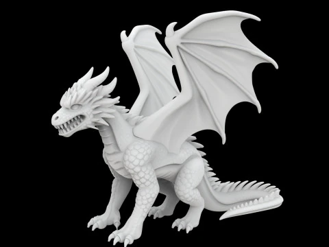Dragon 3D Print Model 3D Print Model
