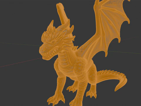 Dragon 3D Print Model 3D Print Model