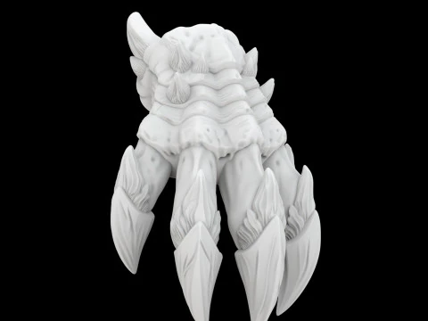 IceDragonClaw 3D Print Model Фантастична істота 3D Модель