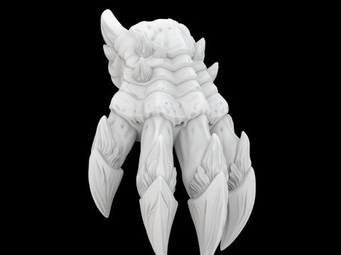 आइसड्रैगनक्लॉ 3डी प्रिंट मॉडल फ़ैंटेसी क्रिएचर 3D मॉडल