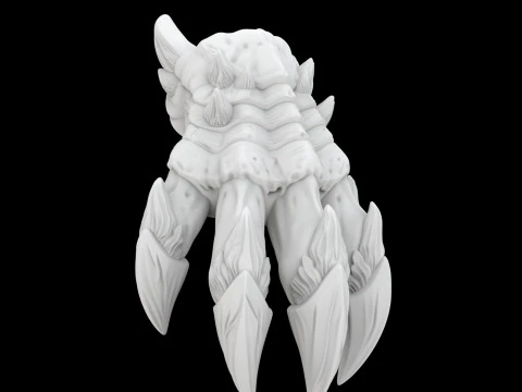 IceDragonClaw 3D Print Model Fantasy Creature 3D Model