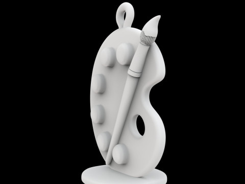 IceDragonClaw 钥匙扣 3D 打印模型奇幻配件 3D 模型