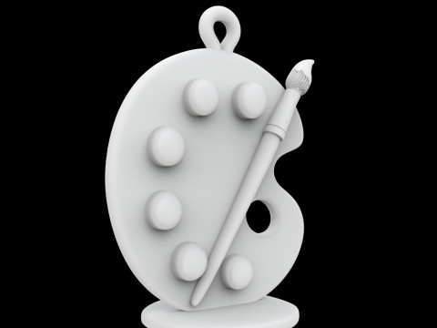 IceDragonClaw 钥匙扣 3D 打印模型奇幻配件 3D 模型