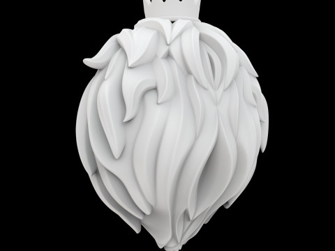 KingsScepterTopper Modèle d'impression 3D Ornement royal Modèle 3D