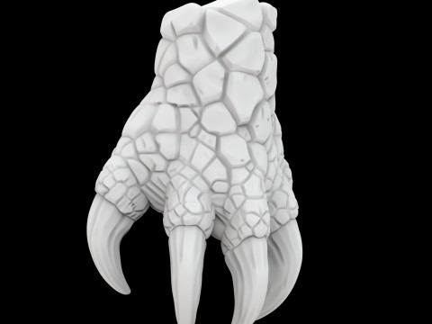 LavaDragonClaw Modèle d'impression 3D Créature fantastique Modèle 3D