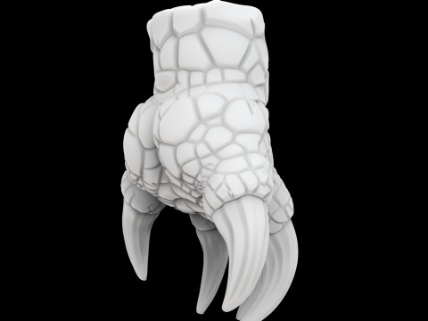 LavaDragonClaw Modèle d'impression 3D Créature fantastique Modèle 3D