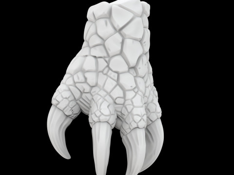 LavaDragonClaw Modèle d'impression 3D Créature fantastique Modèle 3D