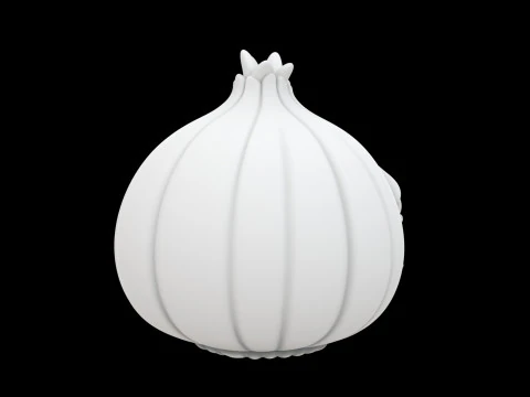 Crying Onion 3D Print Model Cute Vegetable Character 3D Model