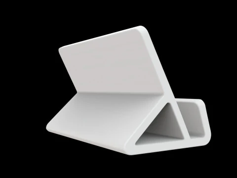 Card Holder for Sleeved Cards 3D Print Model Tabletop Accessory 3D Model