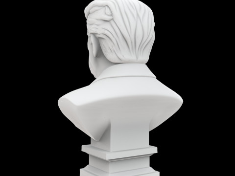Donald Trump buste 3D print model historische figuur 3D Model