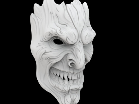 Masque démoniaque modèle d'impression 3D masque d'horreur Modèle 3D