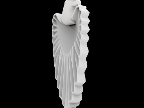 Тривимірна друкована модель Eagle Crest Plaque 3D Модель