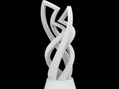 F1 奖杯雕塑 3D 打印模型 3D 模型