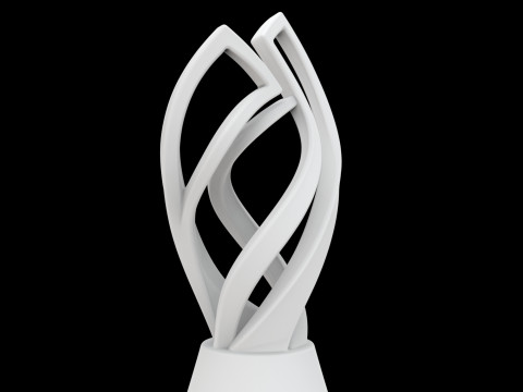 F1 奖杯雕塑 3D 打印模型 3D 模型