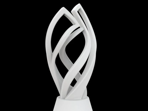 Modelo de impresi&oacute;n 3D de escultura de trofeo de F1 Modelo 3D