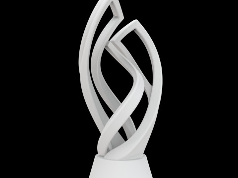 F1 奖杯雕塑 3D 打印模型 3D 模型