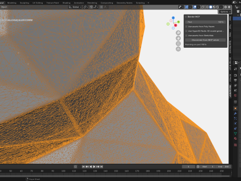 Modelo de impresión 3D de conejo geométrico Modelo 3D