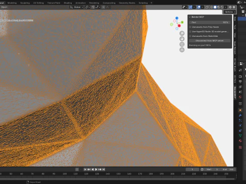 Modello di stampa 3D di coniglio geometrico Modello 3D