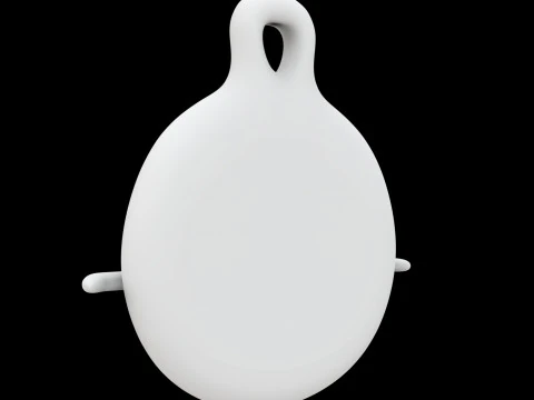 Heartbeat Pendant 3D Print Model 3D Model