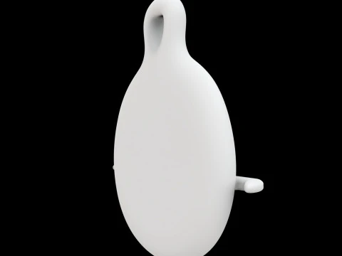 Heartbeat Pendant 3D Print Model 3D Model