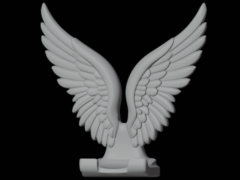 Dudukan Telepon Sayap Telepon Model Cetak 3D Aksesori Telepon Model 3D