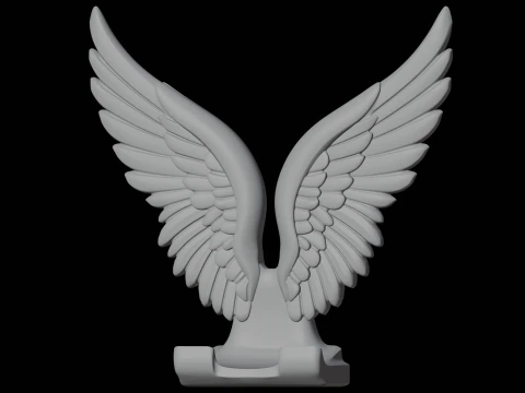 Dudukan Telepon Sayap Telepon Model Cetak 3D Aksesori Telepon Model 3D