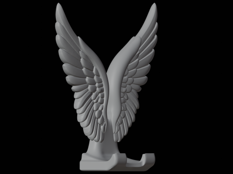 स्टैंड होल्डर फोन विंग्स 3डी प्रिंट मॉडल फोन एक्सेसरी 3D मॉडल