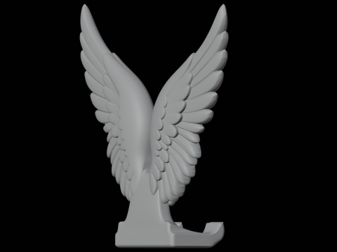 स्टैंड होल्डर फोन विंग्स 3डी प्रिंट मॉडल फोन एक्सेसरी 3D मॉडल