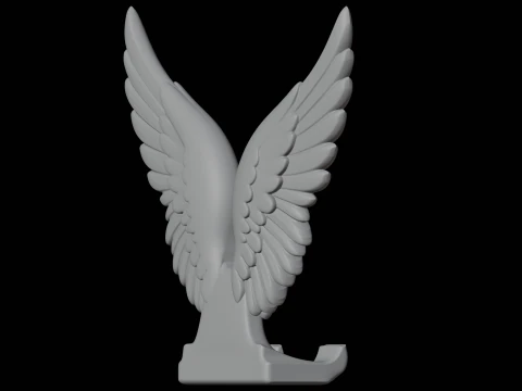 Stand Holder Phone Wings 3D Print Model Phone Accessory 3D Model
