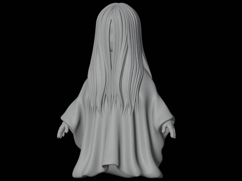 Sadako Ghost Figure Impress&atilde;o 3D Modelo Personagem de Terror Modelo 3D