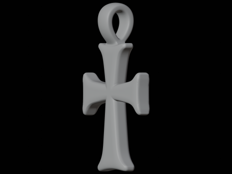 Acess&oacute;rio de joias com pingente de cruz templ&aacute;ria modelo de impress&atilde;o 3D Modelo 3D