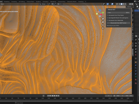 Makhluk Fantasi Model Cetak 3D Topeng Roh Pohon Model 3D