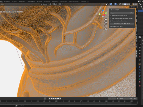 Vampir-Priester-B&uuml;ste, 3D-Druckmodell, Horror-Charakter-B&uuml;ste 3D Modell