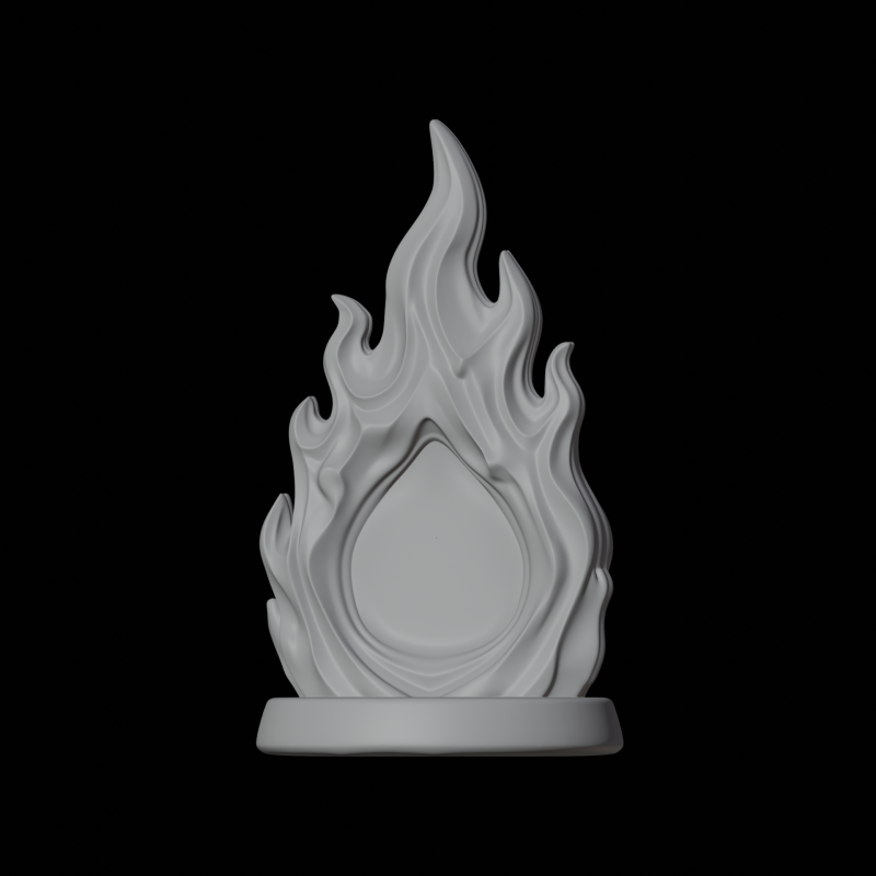 火墙法术效果装饰3D打印模型奇幻元素 3D 模型 .c4d .max .obj .3ds .fbx .stl .blend