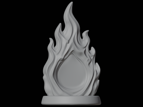 火墙法术效果装饰3D打印模型奇幻元素 3D 模型