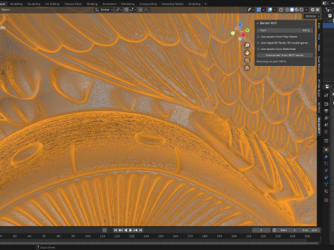 フクロウのキノコ 3D プリント モデル ファンタジー クリーチャー 3Dモデル