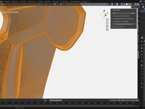 Robot Y&uuml;z Maskesi 3D Baskı Modeli Kost&uuml;m Prop 3D Model