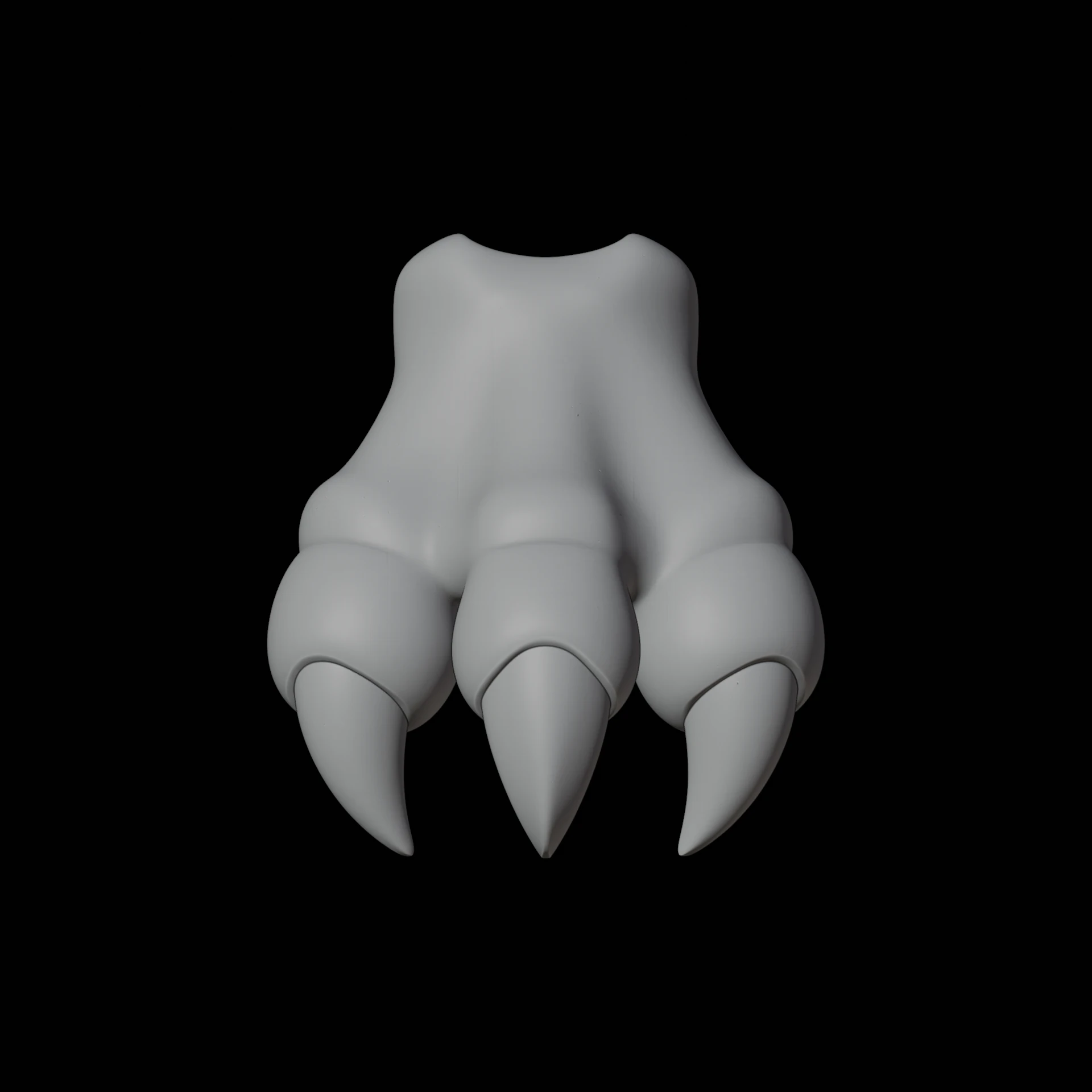 Dragon Hand 3D Print Model Fantasy Creature Part 3D Model .c4d .max .obj .3ds .fbx .stl .blend 