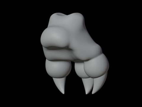 Ręka smoka Model wydruku 3D Fantasy Część stworzenia Model 3D