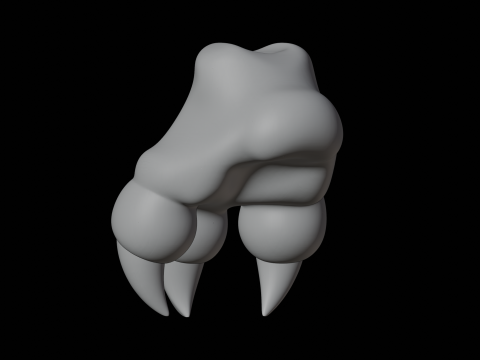 Ręka smoka Model wydruku 3D Fantasy Część stworzenia Model 3D