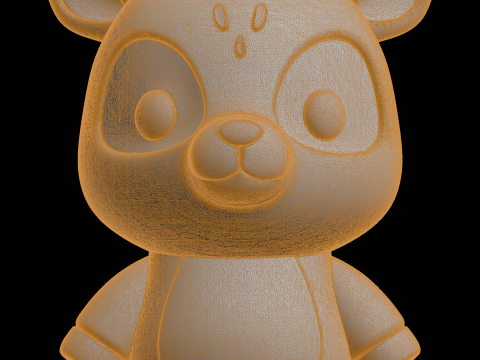 Фігурка оленя Чібі 3D Принт Модель