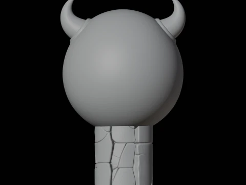 Evil Devil Emoji Character 3D Print Model