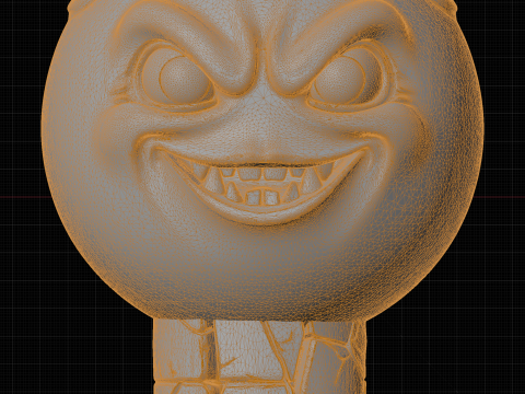 Evil Devil Emoji Character 3D Print Model