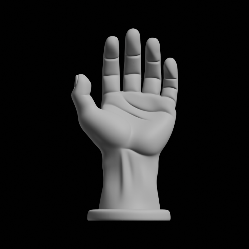 Hand Display Stand Home Decor Model 3D Print Model .c4d .max .obj .3ds .fbx .stl .blend 