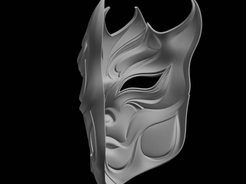 Ornate Fantasy Mask 3D Print Model