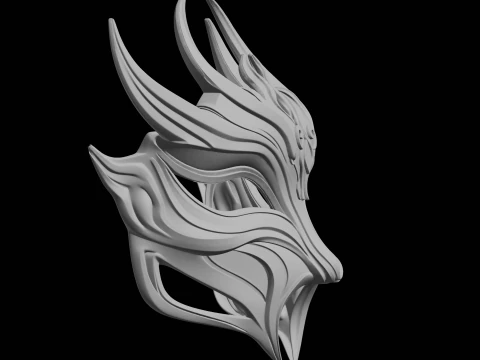 Ornate Mask 3D Print Model 3D Print Model