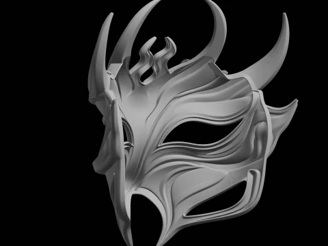 Ornate Mask 3D Print Model 3D Print Model