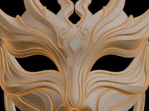Ornate Mask 3D Print Model 3D Print Model