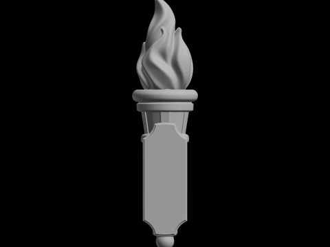 Torch Wall Sconce Home Decor 3D Print Model