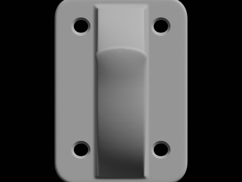 Wandhaken Wohndekoration 3D Druckmodell